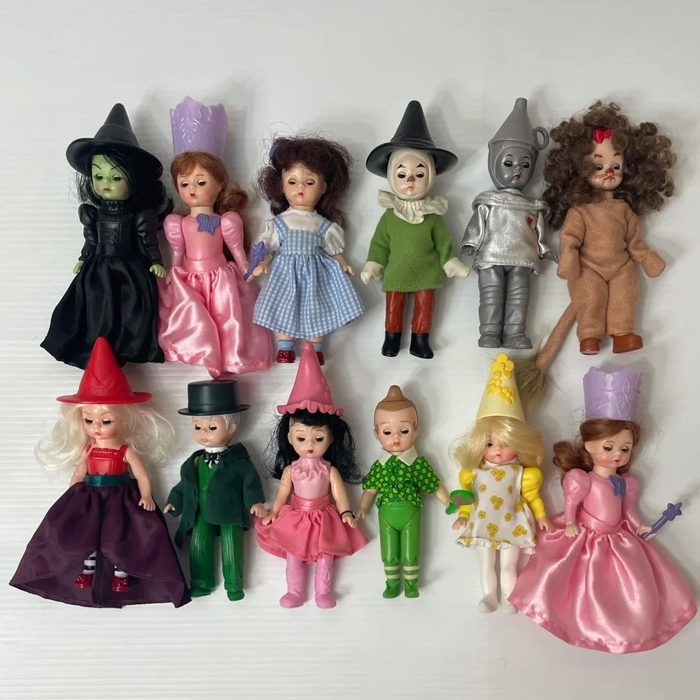 Vintage Wizard of Oz Collectible Set 12 Dolls & ToTo Vintage Toys Vintage Dolls